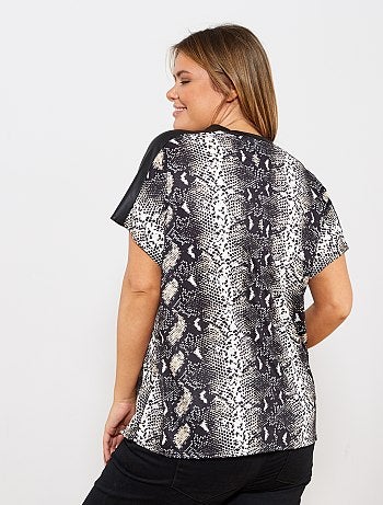 T-shirt imprimé python - Kiabi