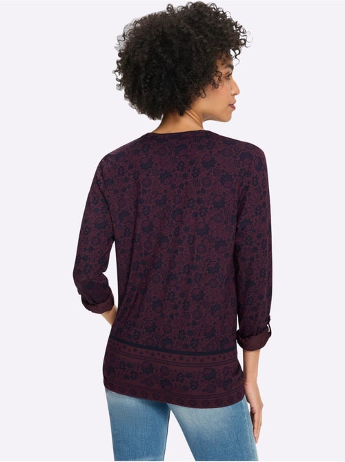 T-shirt Imprimé Qualité Jersey Fluide Et Douce - Taille Standard - Helline - Kiabi T-shirt Imprimé Qualité Jersey Fluide Et Douce - Taille Standard - Helline - Kiabi