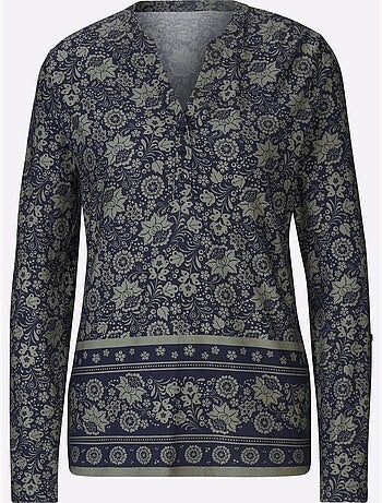 T-shirt imprimé qualité jersey fluide et douce - taille standard - helline
