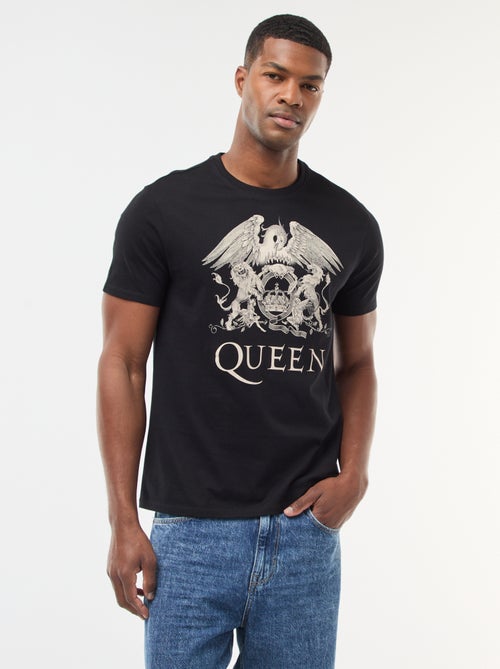 T-shirt imprimé 'Queen' à manches courtes - Kiabi