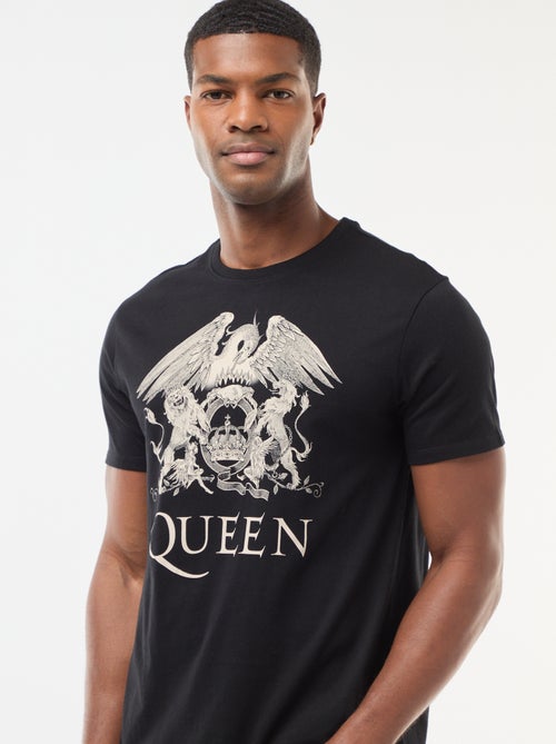 T-shirt imprimé 'Queen' à manches courtes - Kiabi