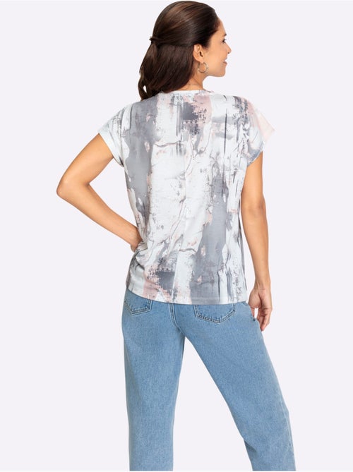 T-shirt Imprimé Ravissant Tissu Imprimé - Taille Standard - Witt - Kiabi