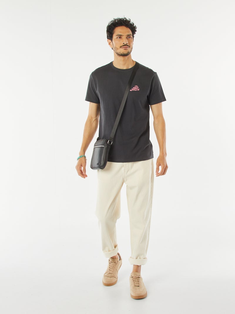 T-shirt imprimé 'Rolling Stones' NOIR - Kiabi