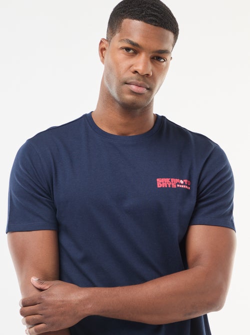 T-shirt imprimé 'Sakamoto Days' à manches courtes - Kiabi