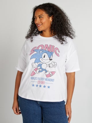 T-shirt imprimé 'Sonic'