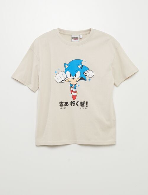 T-shirt imprimé 'Sonic' manches courtes - Kiabi