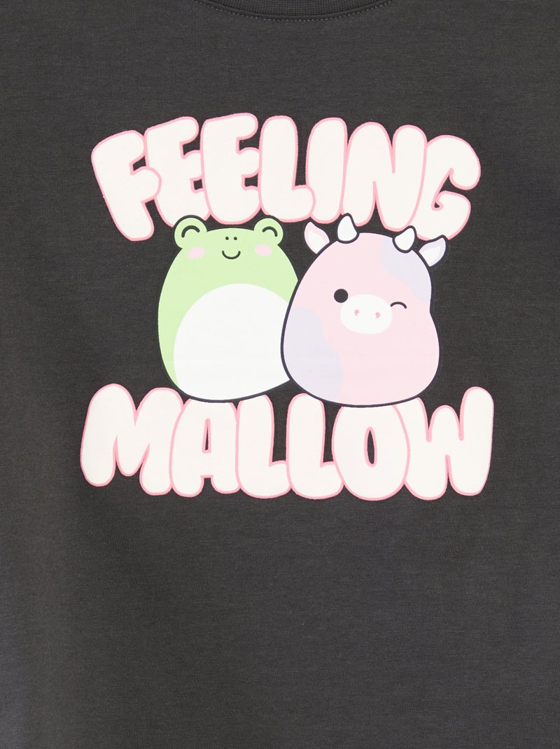 T-shirt imprimé 'Squishmallows' manches courtes Noir - Kiabi