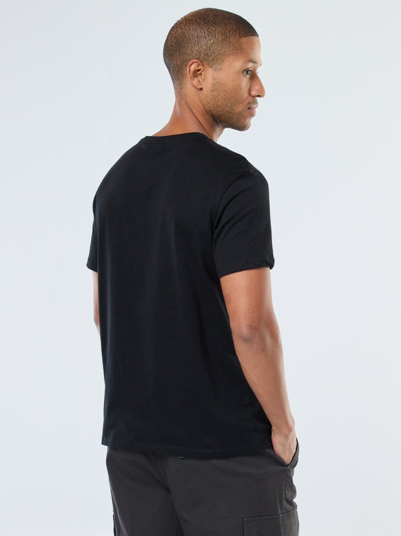 T-shirt imprimé 'Star Wars' à manches courtes Noir - Kiabi