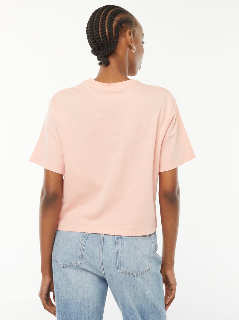T-shirt imprimé 'Stitch' Orange - Kiabi