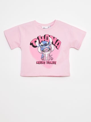 T-shirt imprimé 'Stitch'