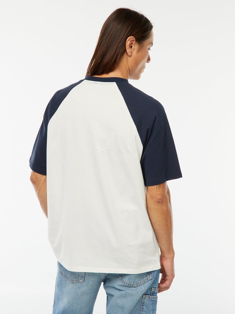 T-shirt imprimé style sport 'Los Angeles' Bleu - Kiabi