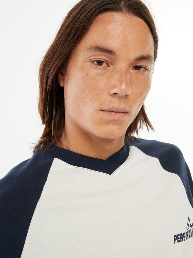 T-shirt imprimé style sport 'Los Angeles' Bleu - Kiabi