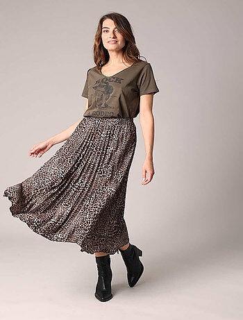 T-shirt imprimé style western 'Deeluxe'