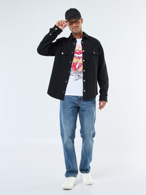 T-shirt imprimé 'The Rolling Stones' à manches courtes - Kiabi