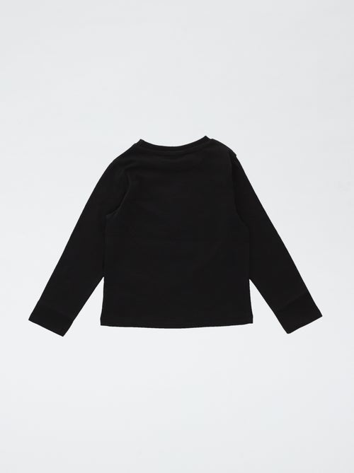 T-shirt imprimé 'The Rolling Stones' en coton uni - Kiabi