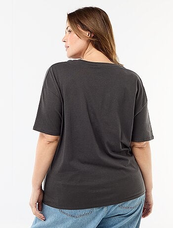 T-shirt imprimé 'The Rolling Stones' manches courtes