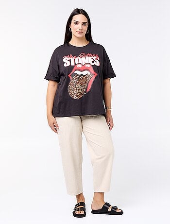 T-shirt imprimé 'The Rolling Stones'
