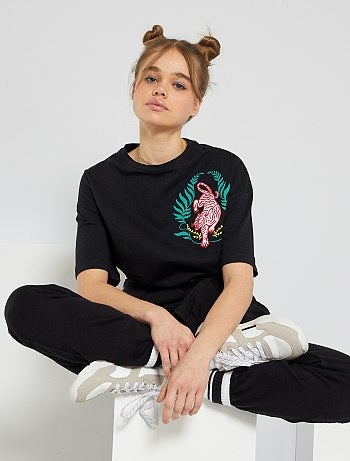 T-shirt imprimé 'tigre'
