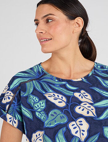 T-shirt imprimé tropical Climatyl - Damart