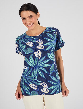 T-shirt imprimé tropical Climatyl - Damart