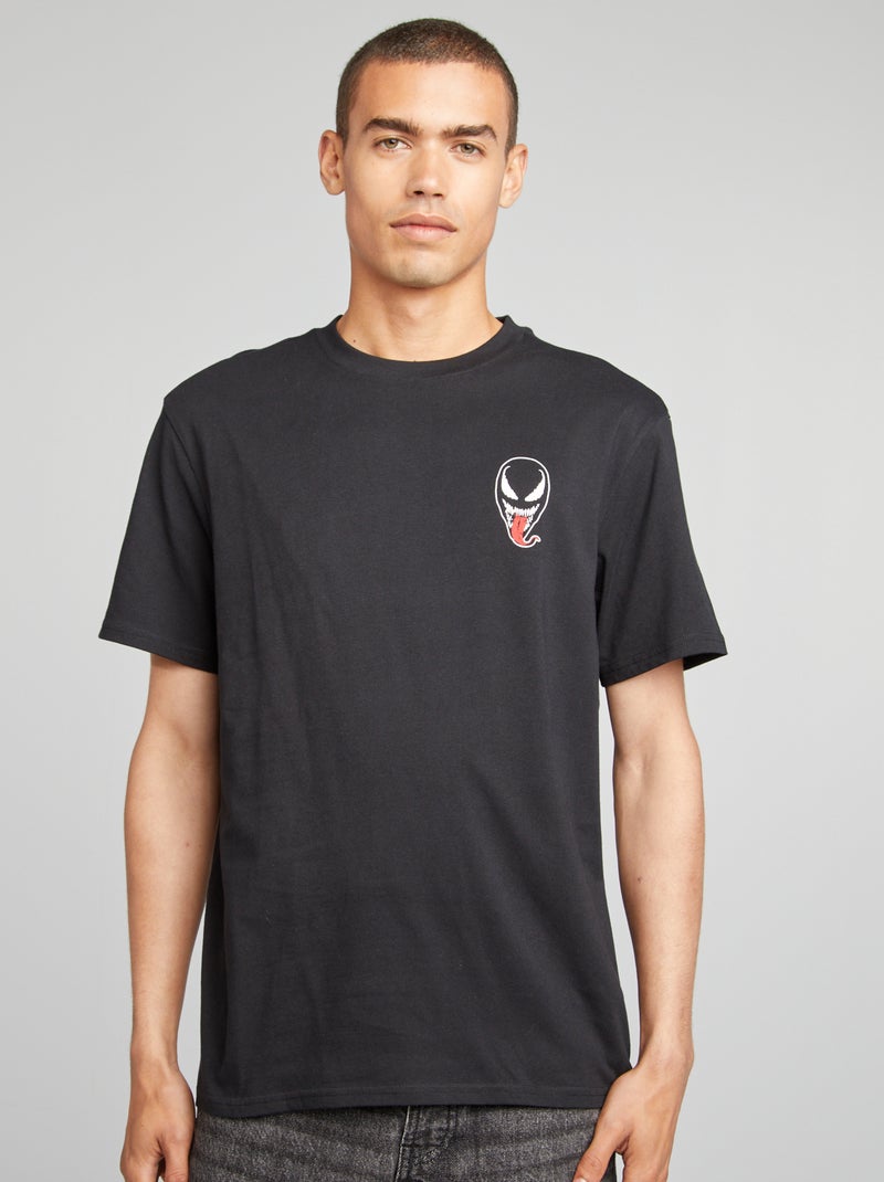 T-shirt imprimé 'Venom' Noir - Kiabi