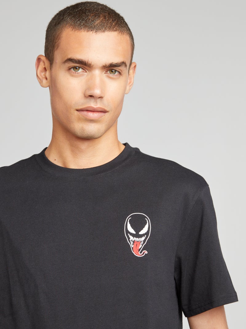 T-shirt imprimé 'Venom' Noir - Kiabi