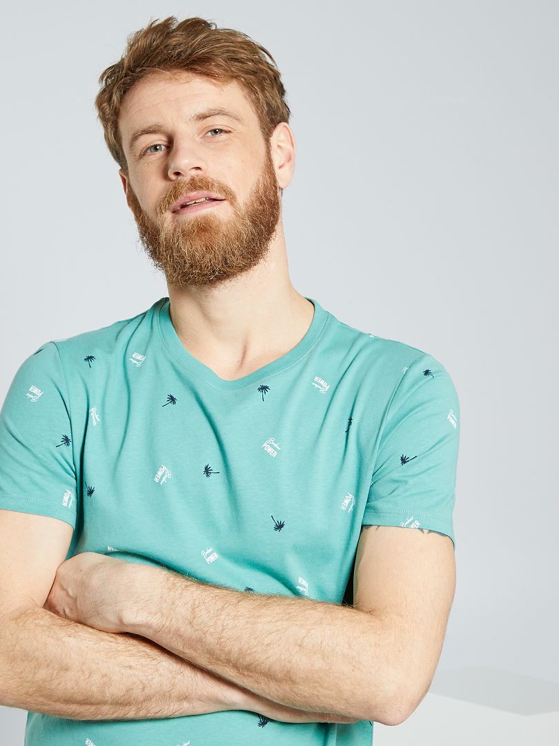 Le t-shirt d'oie vert