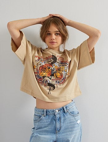 T-shirt imprimé vintage