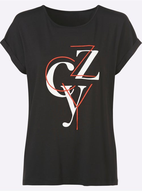 T-shirt Imprimé Viscose - Taille Standard - helline - Kiabi