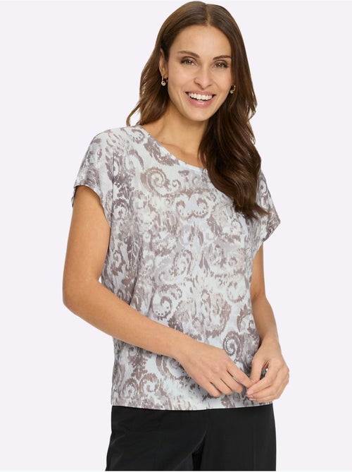 T-shirt Imprimé Viscose - Taille Standard - Witt - Kiabi