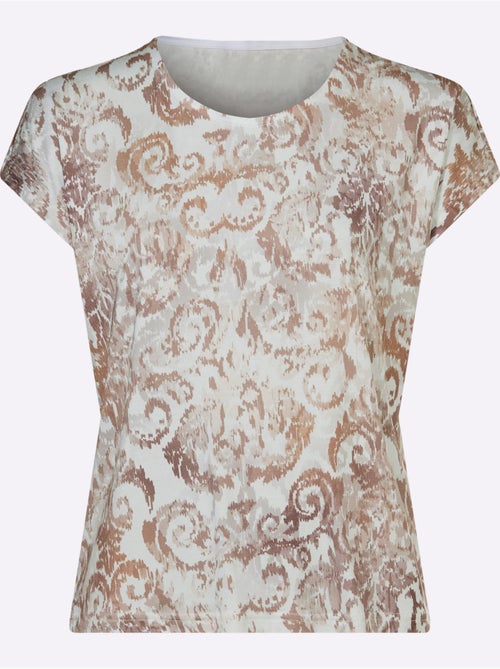 T-shirt Imprimé Viscose - Taille Standard - Witt - Kiabi