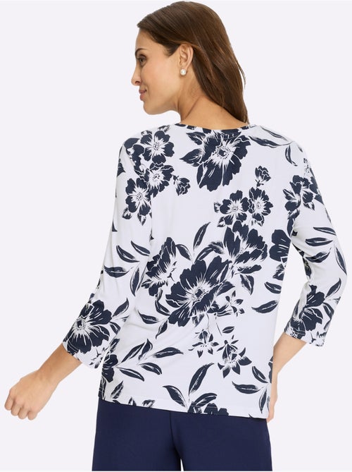 T-shirt imprimé viscose - taille standard - witt - Kiabi