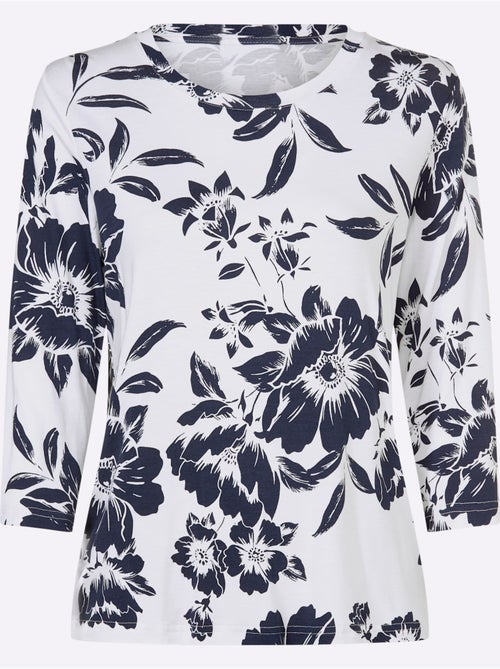 T-shirt imprimé viscose - taille standard - witt - Kiabi