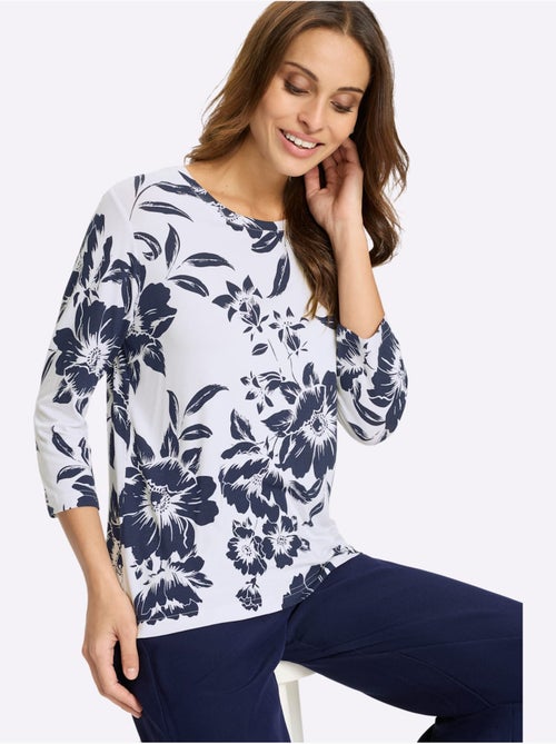 T-shirt imprimé viscose - taille standard - witt - Kiabi