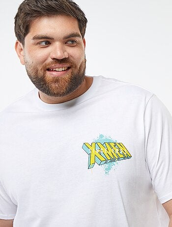 T-shirt imprimé 'X-Men' 'Marvel' manches courtes