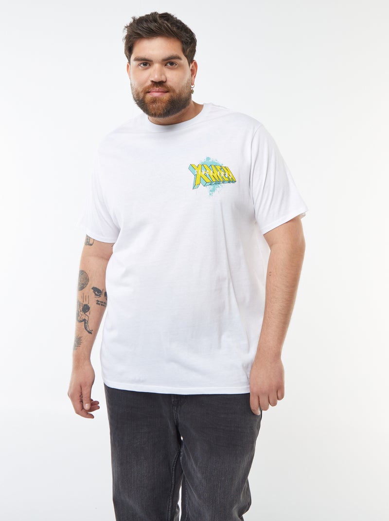 T-shirt imprimé 'X-Men' 'Marvel' manches courtes Blanc - Kiabi