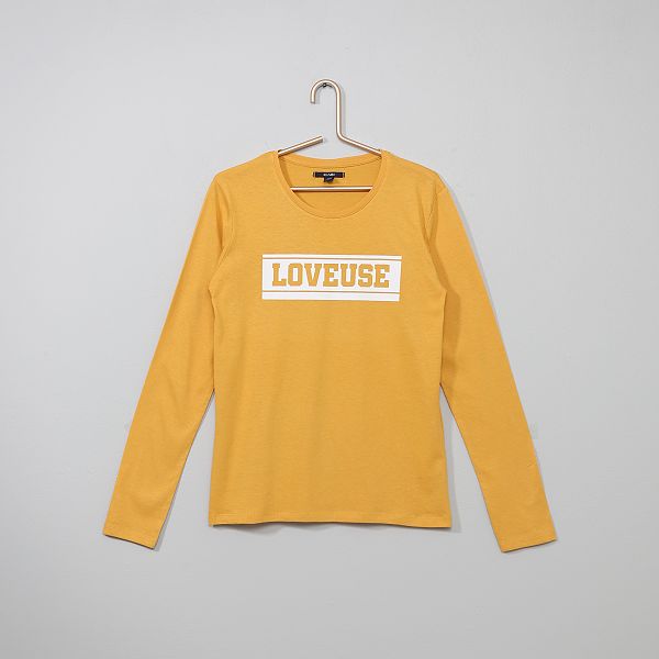 tee shirt long fille