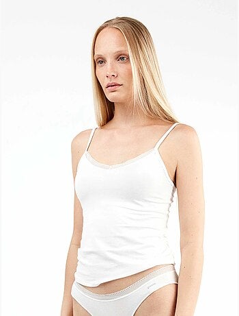 T-shirt intérieure à bretelles modal lenzing
