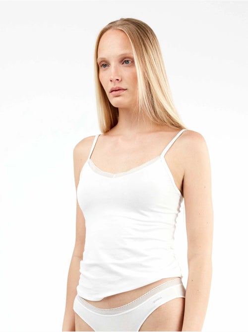 T-shirt intérieure à bretelles modal lenzing - Kiabi