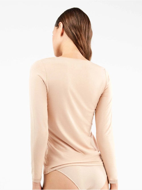 T-shirt intérieure manche longue modal lenzing - Kiabi