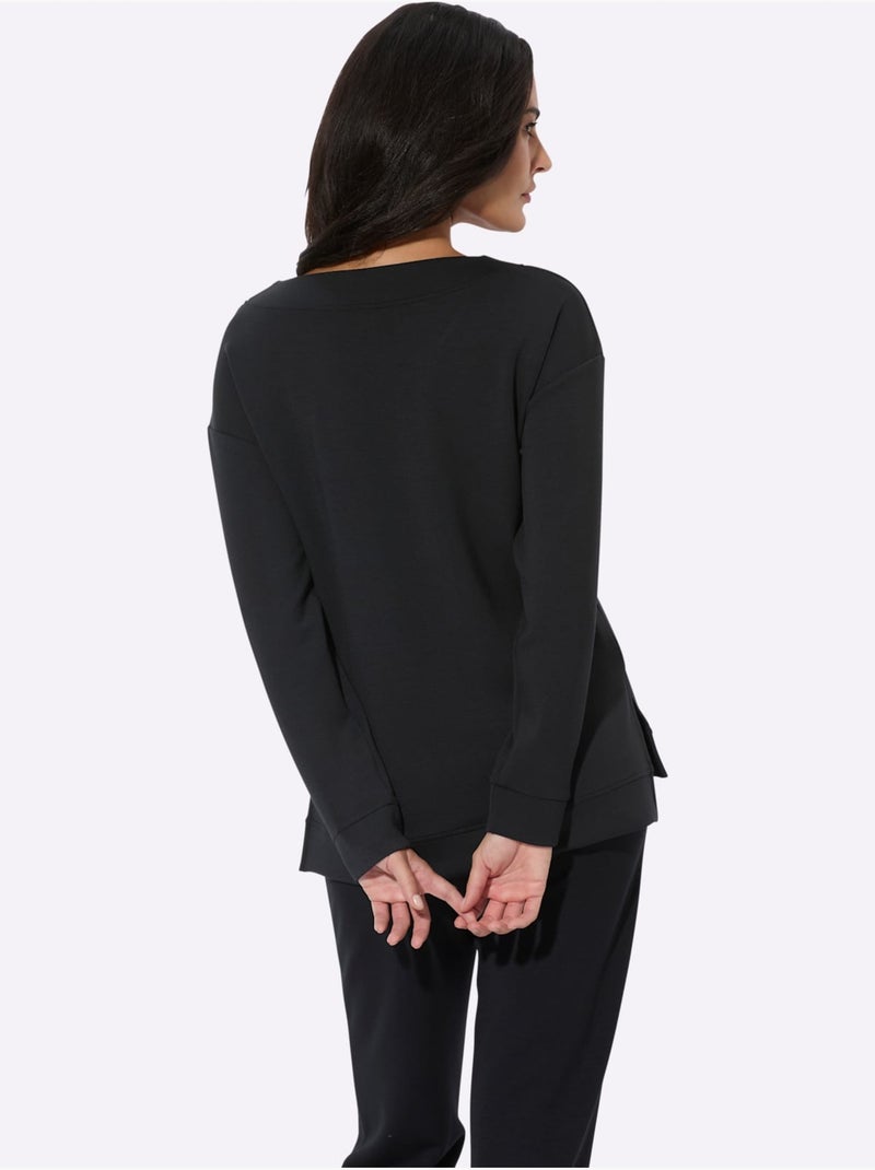 T-shirt Interlock - Taille Standard - Witt Noir - Kiabi