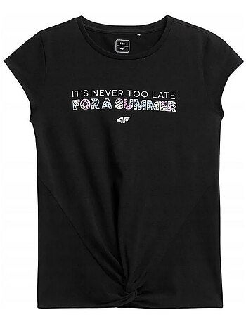 T-shirt it´s never too late for a summer - 4f