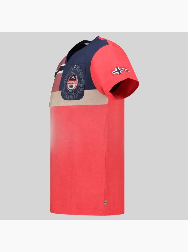 T-shirt j-flag – geographical norway Rouge - Kiabi