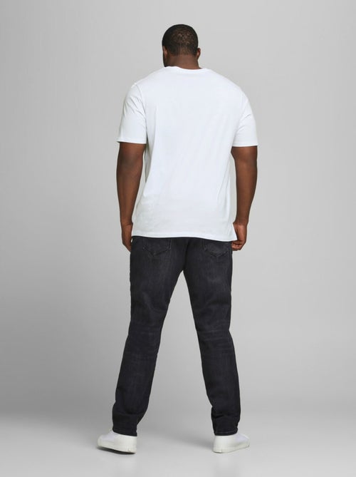 T-shirt Jack & Jones Col Ras-du-cou Ecorp Logo - Kiabi