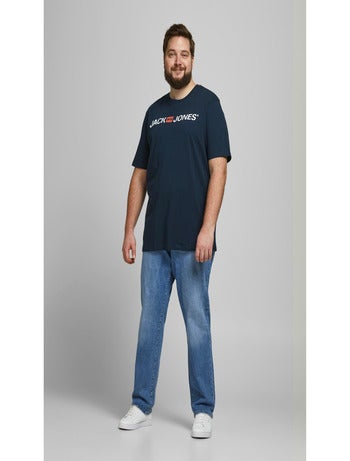T-shirt Jack & Jones Col Ras-du-cou Ecorp Logo
