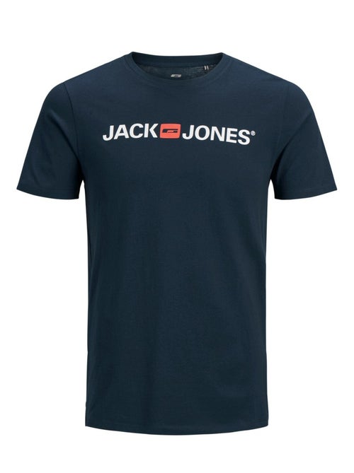 T-shirt Jack & Jones Col Ras-du-cou Ecorp Logo - Kiabi