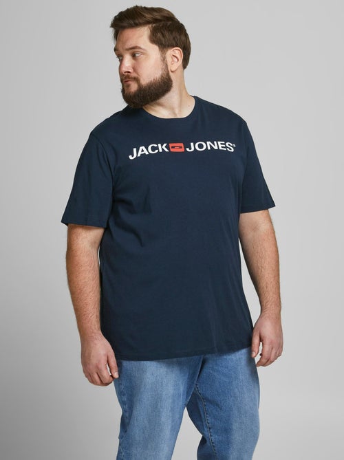 T-shirt Jack & Jones Col Ras-du-cou Ecorp Logo - Kiabi