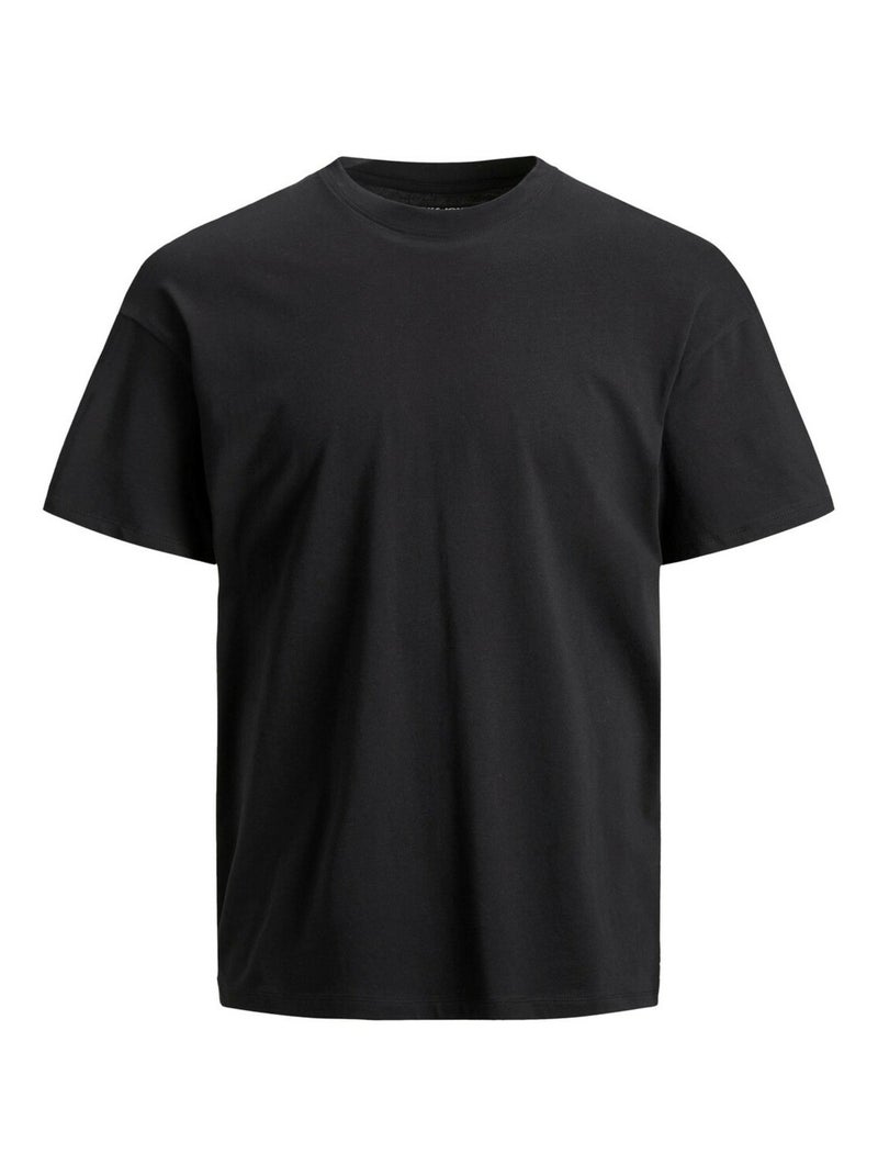 T-shirt Jack & Jones Jorbrink Crew Neck Noir - Kiabi