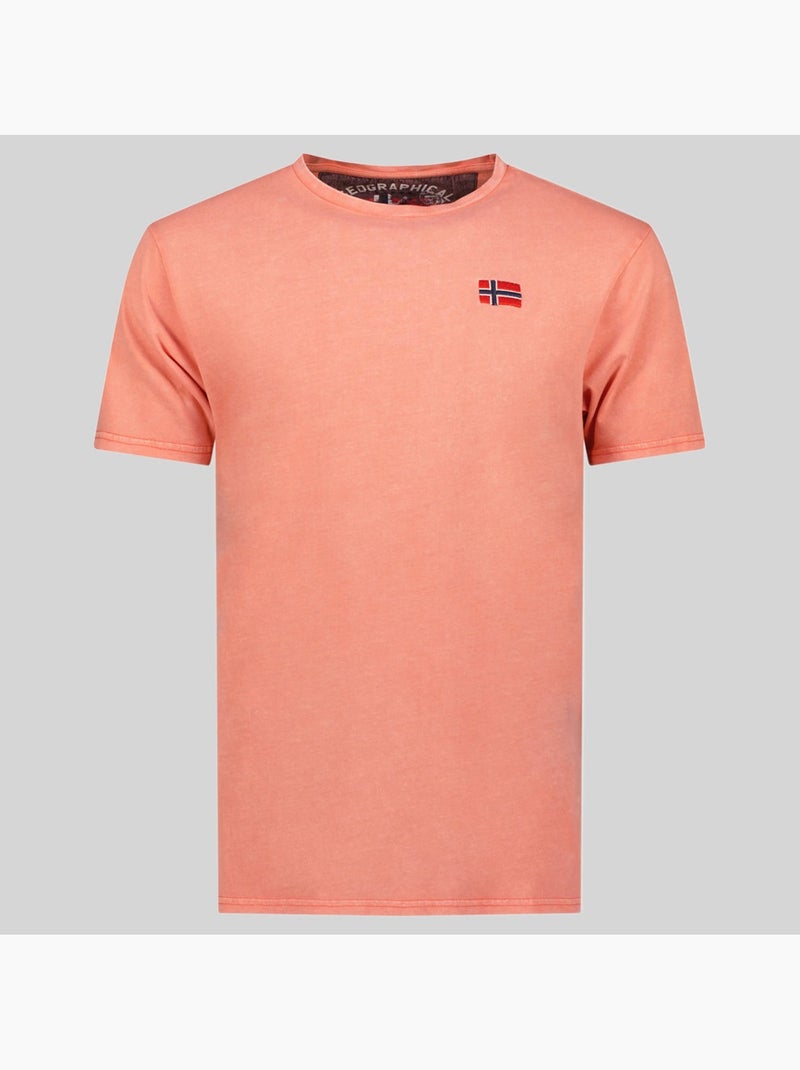 T-shirt jactus – geographical norway Corail - Kiabi