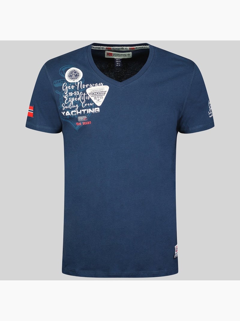 T-shirt jademora – geographical norway Bleu marine - Kiabi